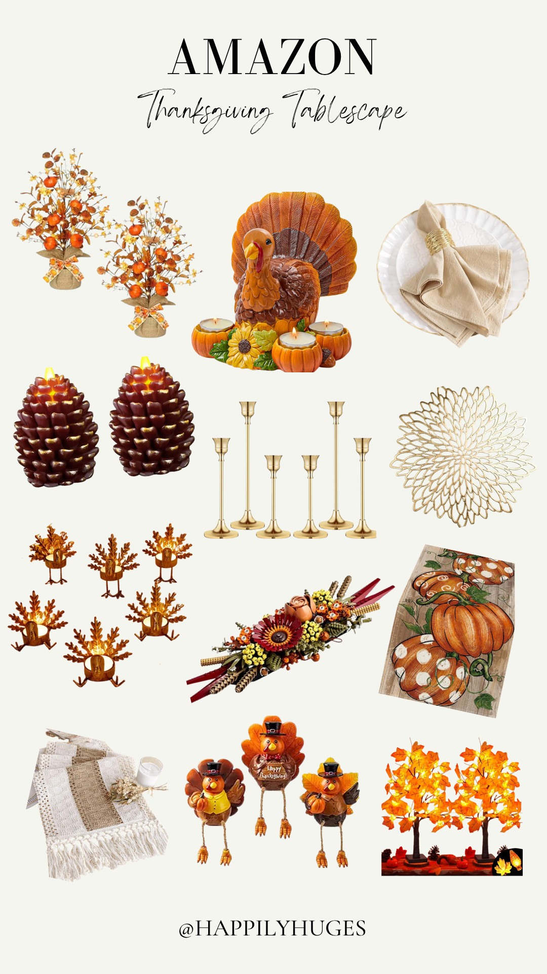 Are you hosting Thanksgiving this year? Take a look at these cute tablescapes items to set up your home this year.  

 #LTKHoliday #LTKmomlife #LTKSeasonal