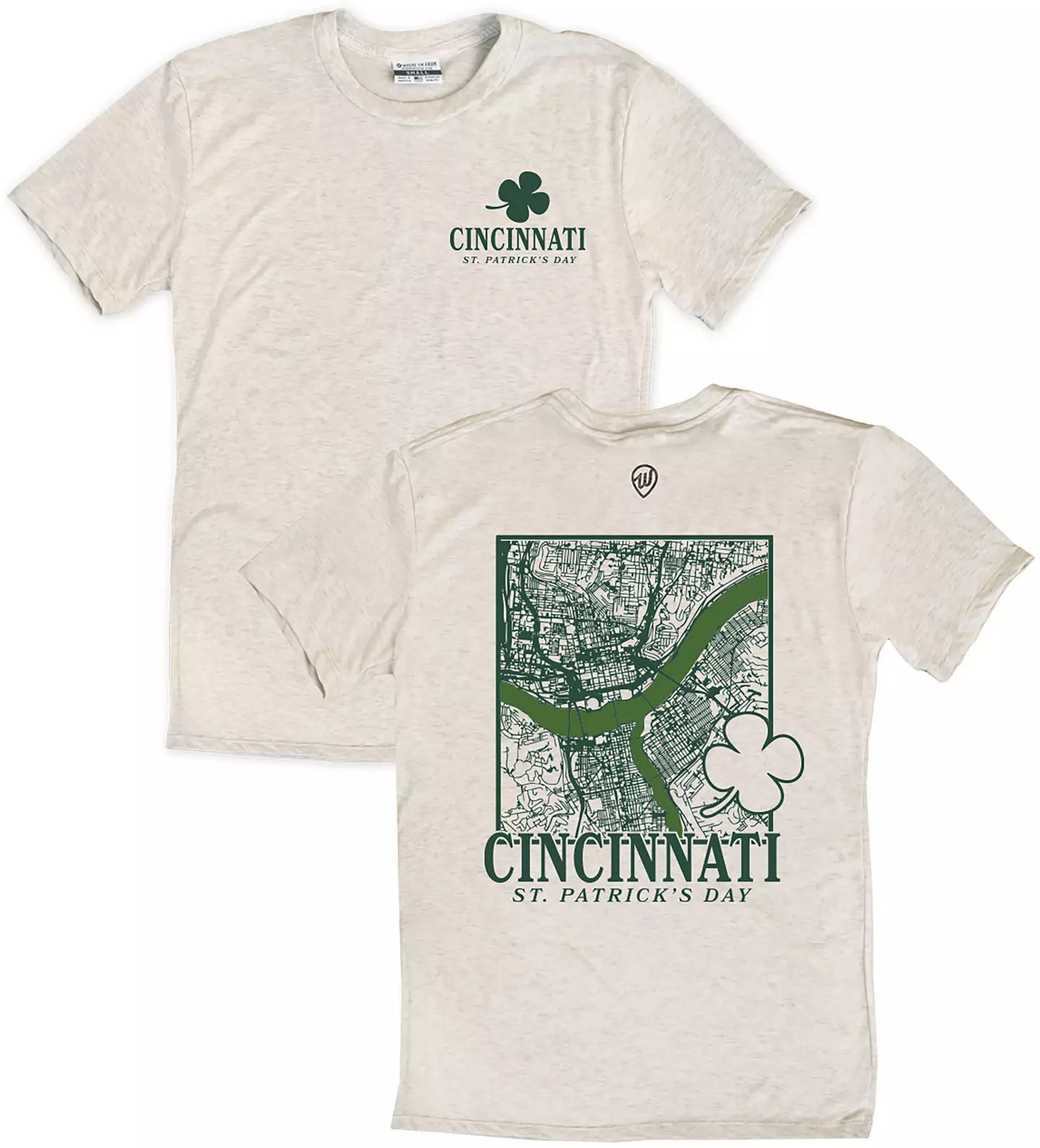 Where I'm From Adult Cincinnati St. Patrick's Day Oatmeal City 2 Hit T-Shirt | DICK'S Sporting Goods