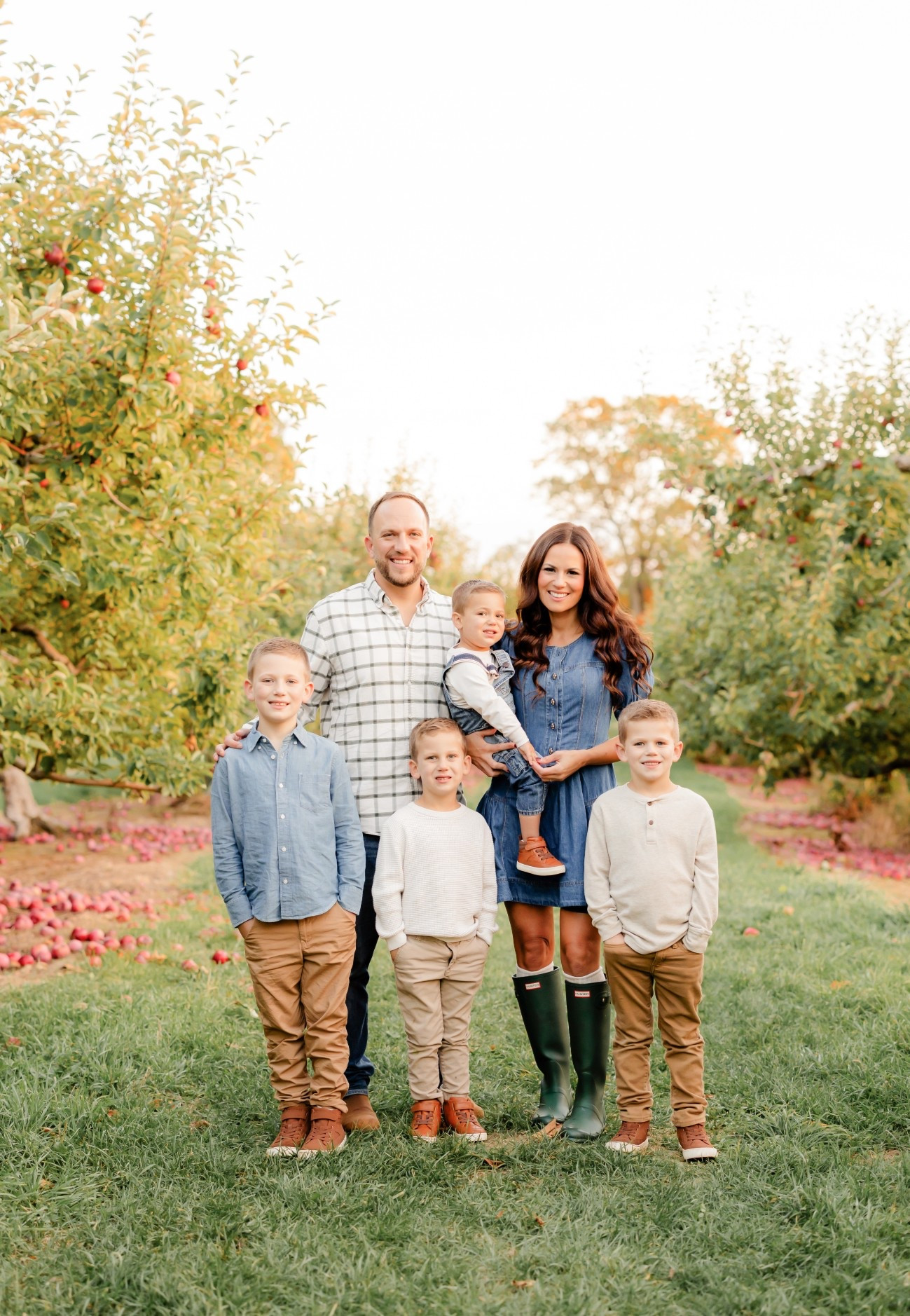 Fall family outfits. Family outfits. Coordinating family outfits. Fall family picture outfits. Apple picking outfit. Pumpkin patch outfit. Women’s denim dress. Men’s fall outfit. Boys fall outfit. Toddler boy fall outfit. 

#LTKFamily #LTKMens #LTKKids