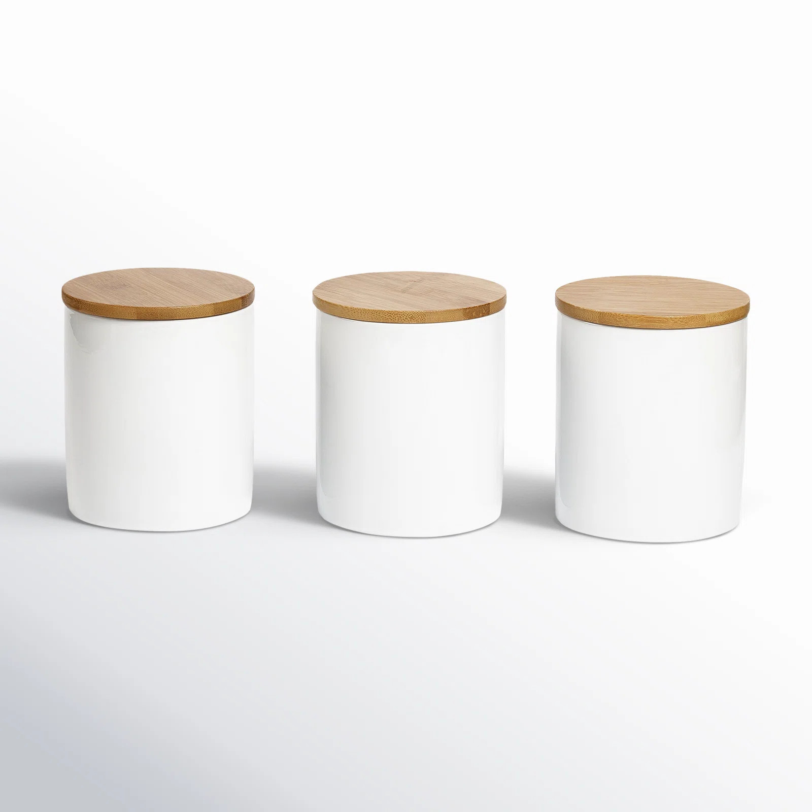 Ceramic / Porcelain Canister - Set of 3 (Set of 3) | Wayfair North America