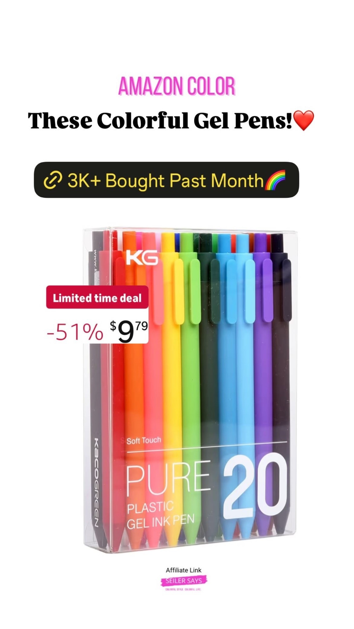 These Colorful Gel Pens from Amazon!❤️

#LTKSaleAlert #LTKOver40 #LTKMidsize