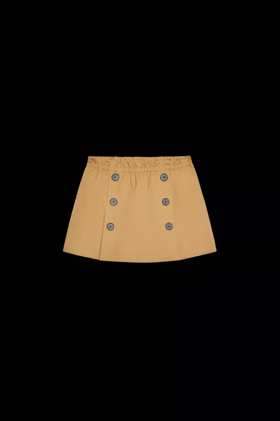 BUTTON SKORT | Zara US
