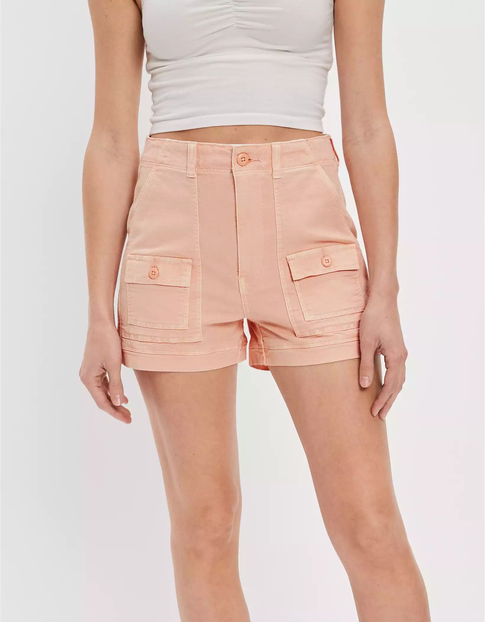 AE Highest Waist '90s Boyfriend Cargo Short | American Eagle Outfitters (US & CA)