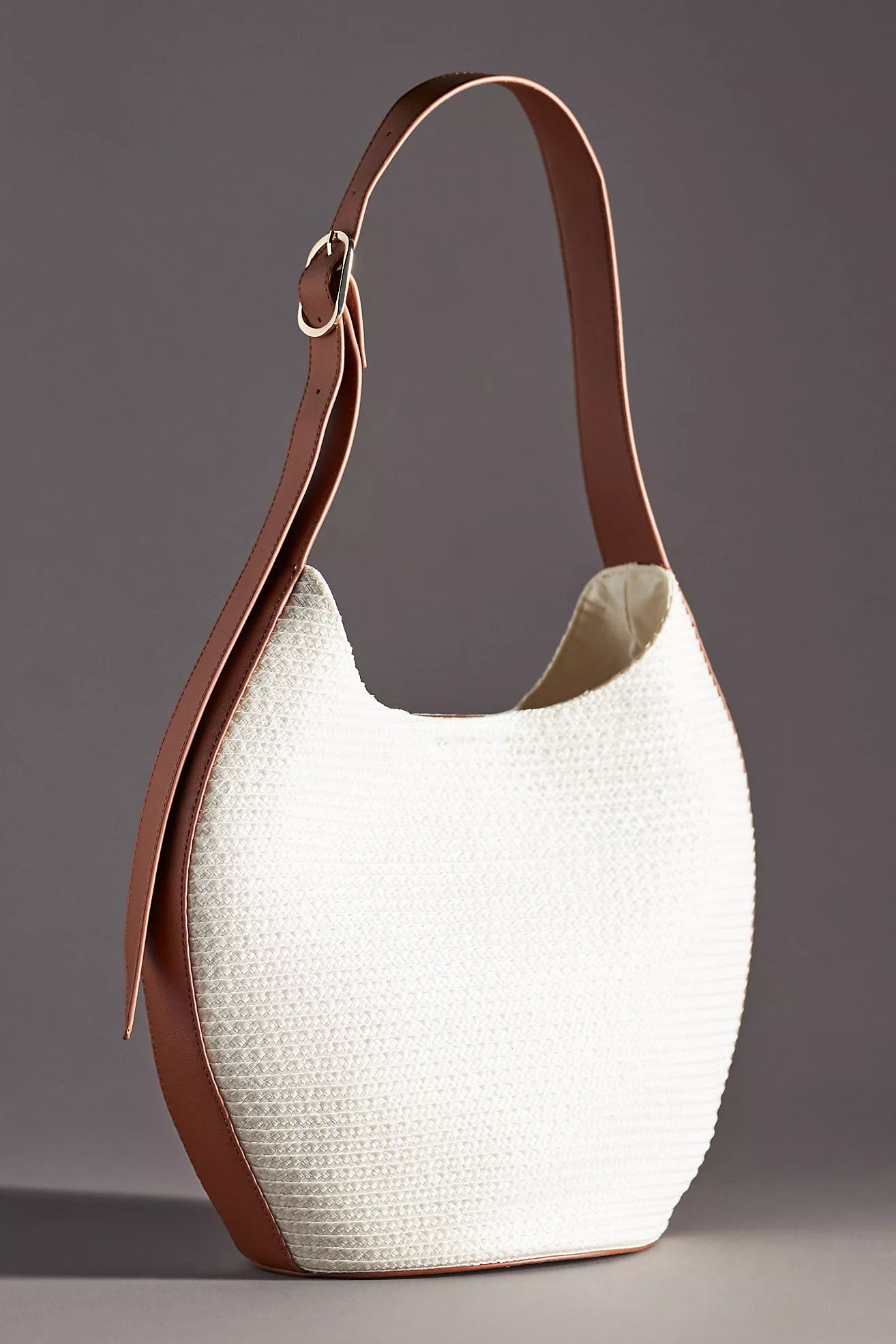 Raffia Mix Bucket Tote | Anthropologie (US)