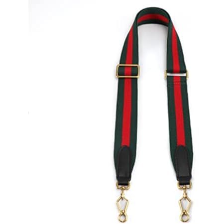 GOXTECH Purse Strap Replacement Crossbody Handbag Stripe Wide Adjustable (Black,Genuine Leather ) | Amazon (US)