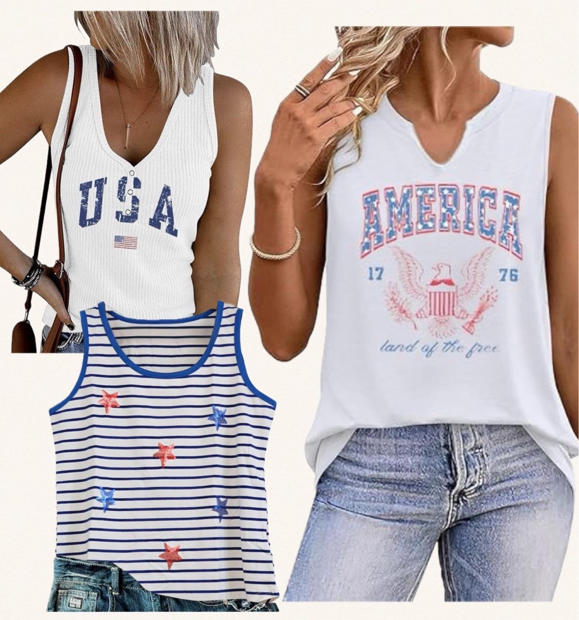 amazon americana tanks under $10