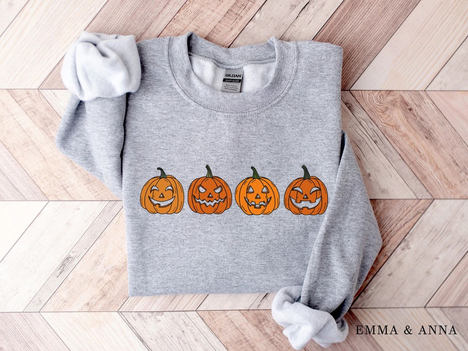 Pumpkin Sweatshirt Pumpkin Sweater Jack-o-lantern - Etsy | Etsy (US)