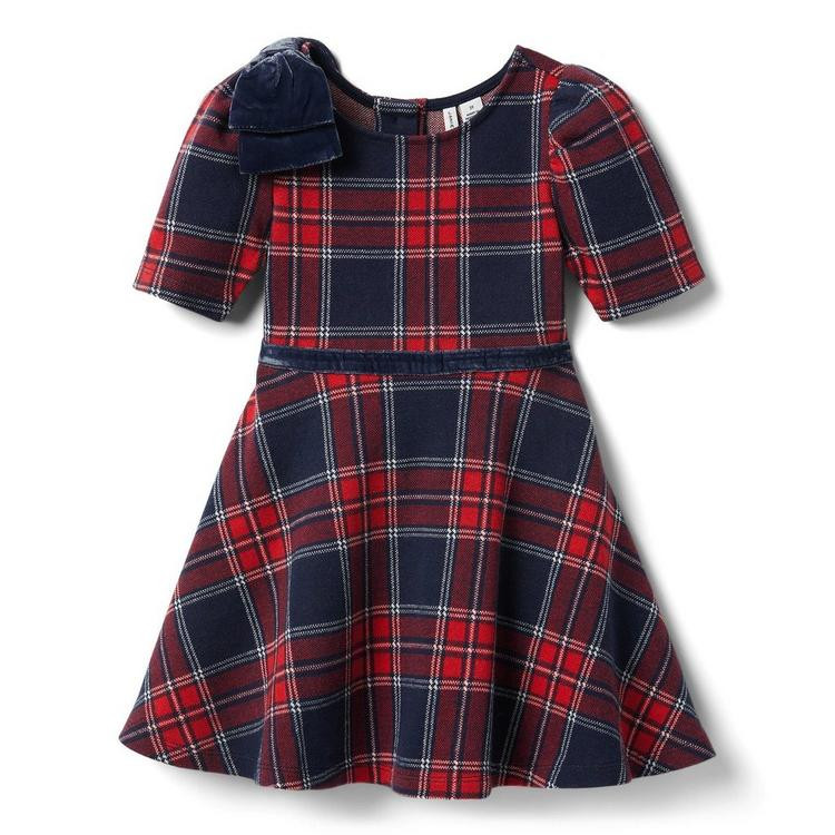 Plaid Jacquard Dress | Janie and Jack