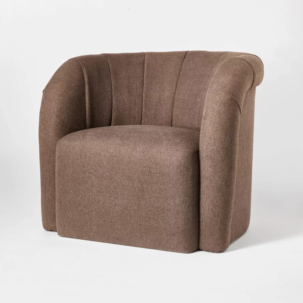 Channeled Curved Back Accent Chair Velvet - Threshold™ designed with Studio McGee | Target