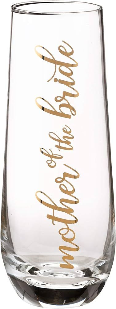 Lillian Rose Mother of Bride Stemless Champagne Wedding Toasting Glass, 1 Count (Pack of 1), Clea... | Amazon (US)