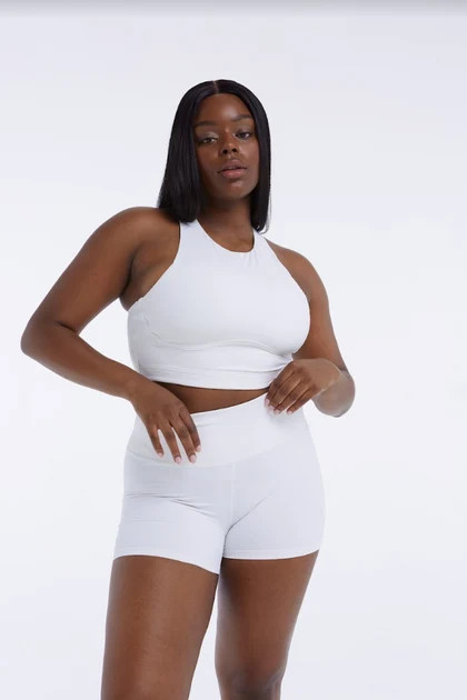 SKINLUXE HIGH NECK BRA - COCONUT MILK | TALA (UK)