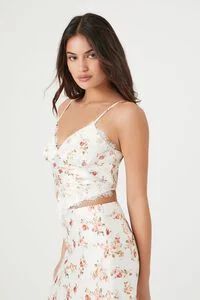 Floral Print Cropped Cami | Forever 21