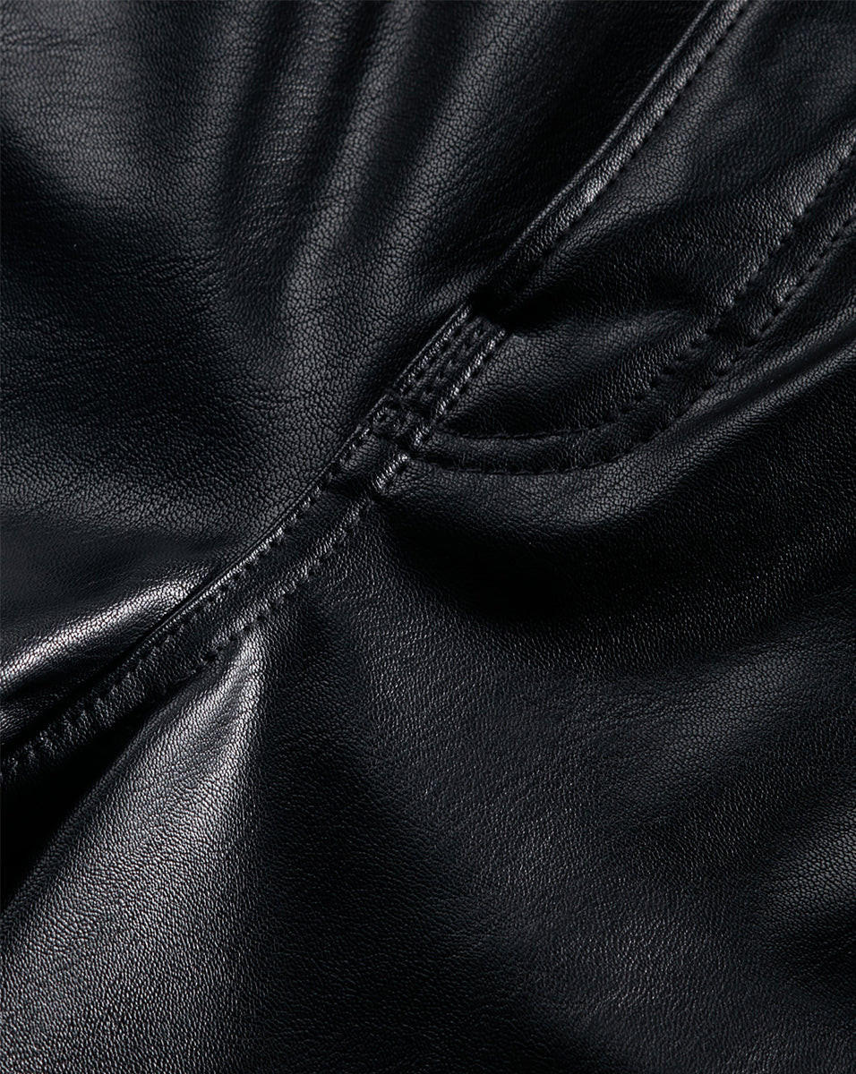 Debbie Skinny Vegan Leather Pant | Veronica Beard