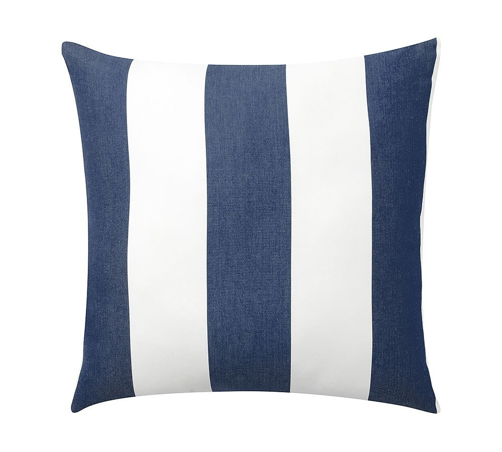 Sunbrella® Awning Striped Outdoor Pillow | Pottery Barn (US)