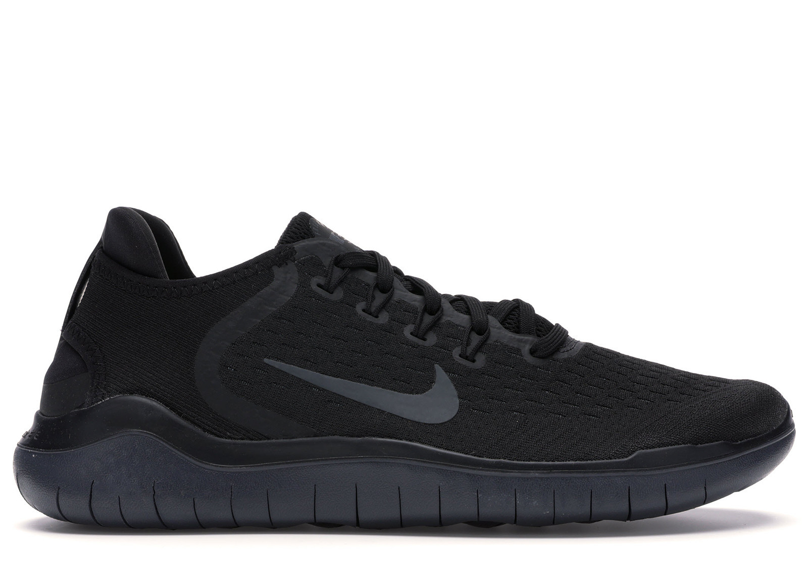 Men's Nike Free RN 2018 Sneakers in Black/Anthracite | StockX
