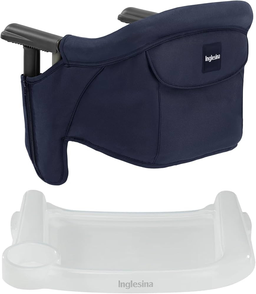 Inglesina Fast Table Chair - Navy + Fast Dining Tray - Portable Baby High Chair - for Babies & To... | Amazon (US)