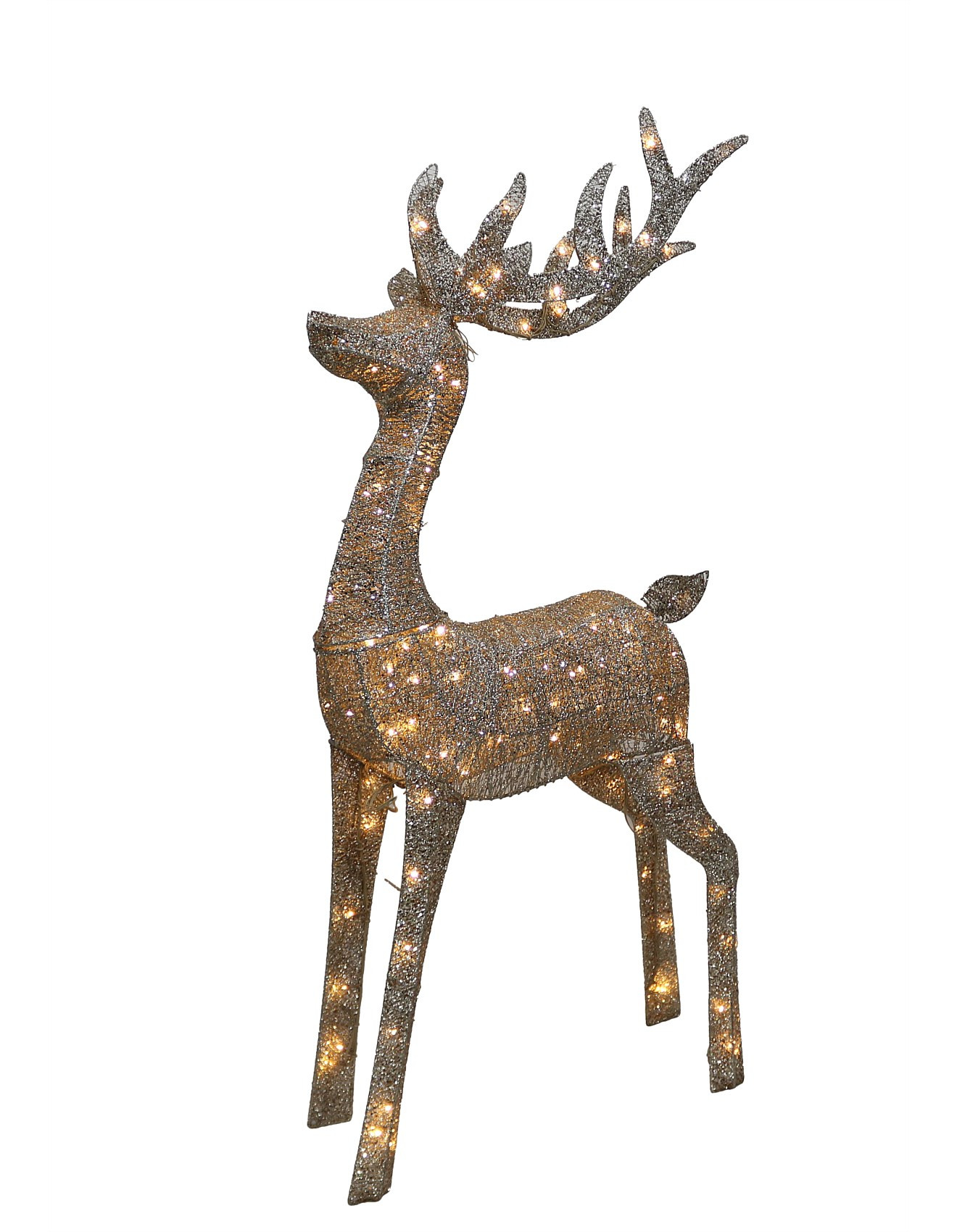 Mesh Reindeer Light Up Standing Decoration | David Jones (Australia & New Zealand)