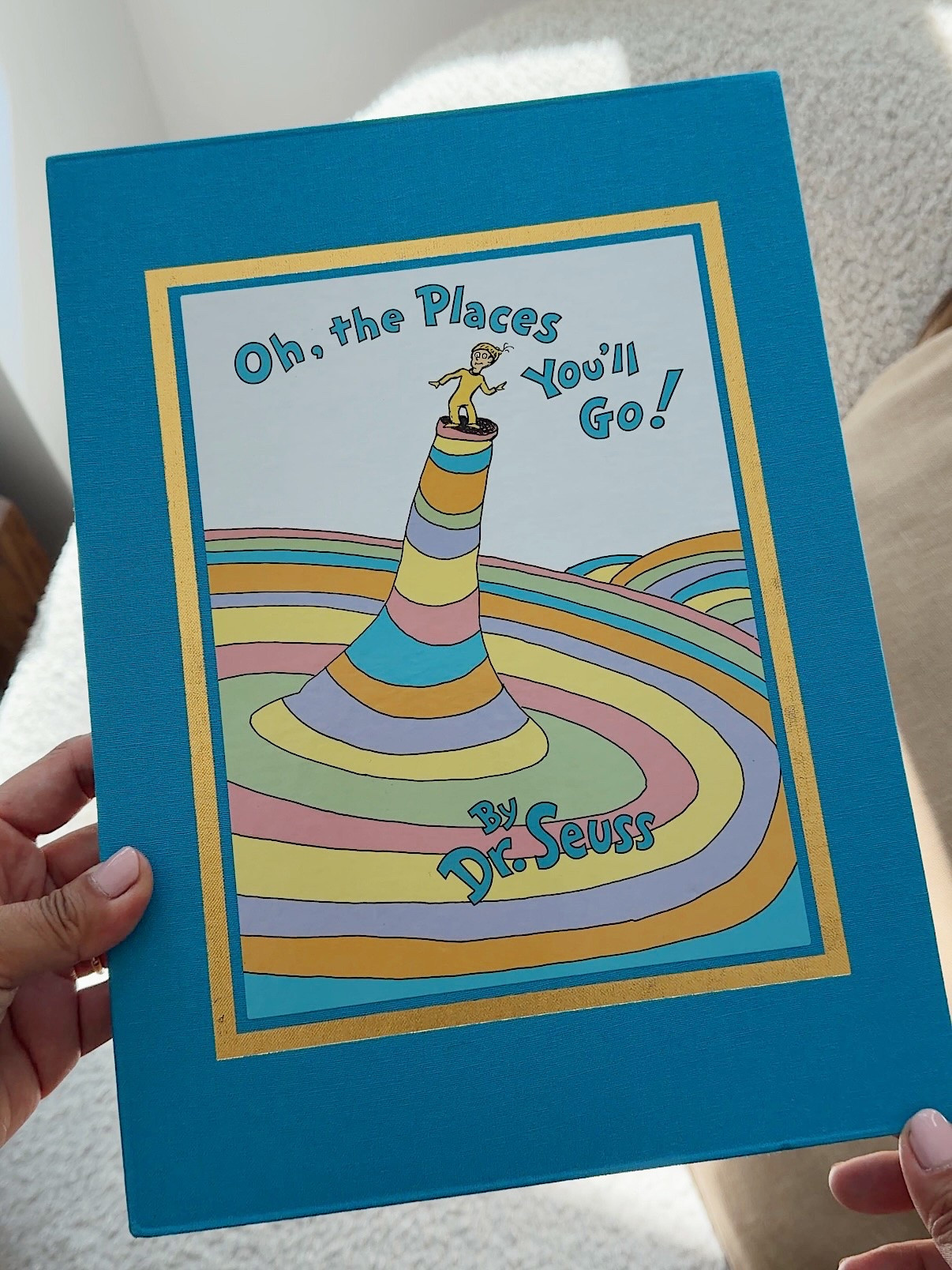 Oh, the Places You'll Go — Dr. Seuss; one note from every teacher, every year, until high school graduation. the most sentimental tradition I've ever come across — and we just started Henry's copy. grab it before the school year ends!

#LTKmomlife #LTKstorytime #LTKKids
