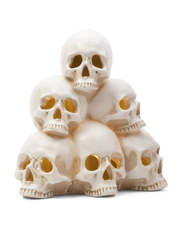 9in Led Stacked Skulls Decor | TJ Maxx