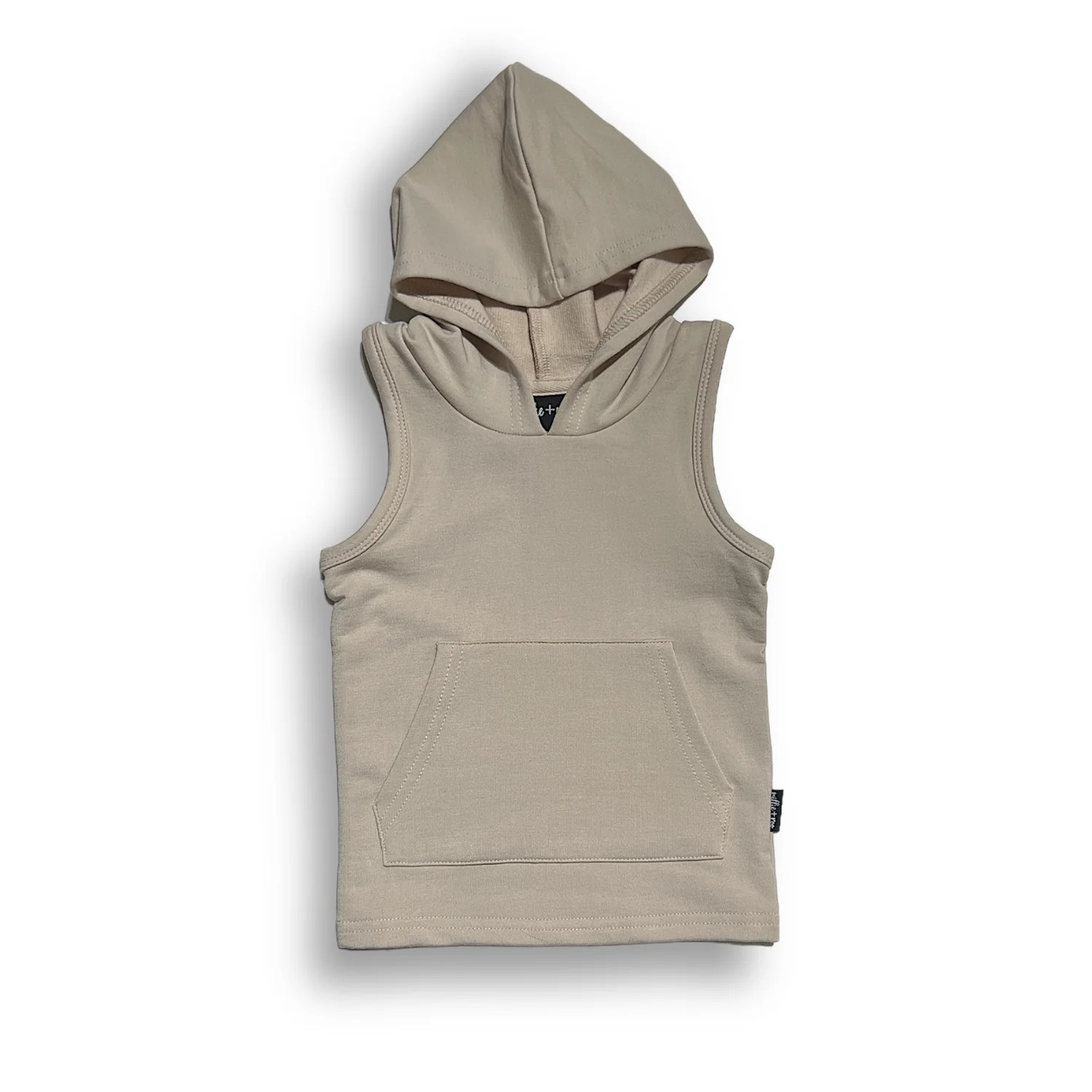 BAMBOO HOODIE TANK- Clay | millie + roo