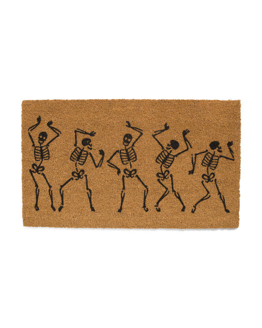 20x34 Skeletons Dancing Coir Doormat | Home | Marshalls | Marshalls