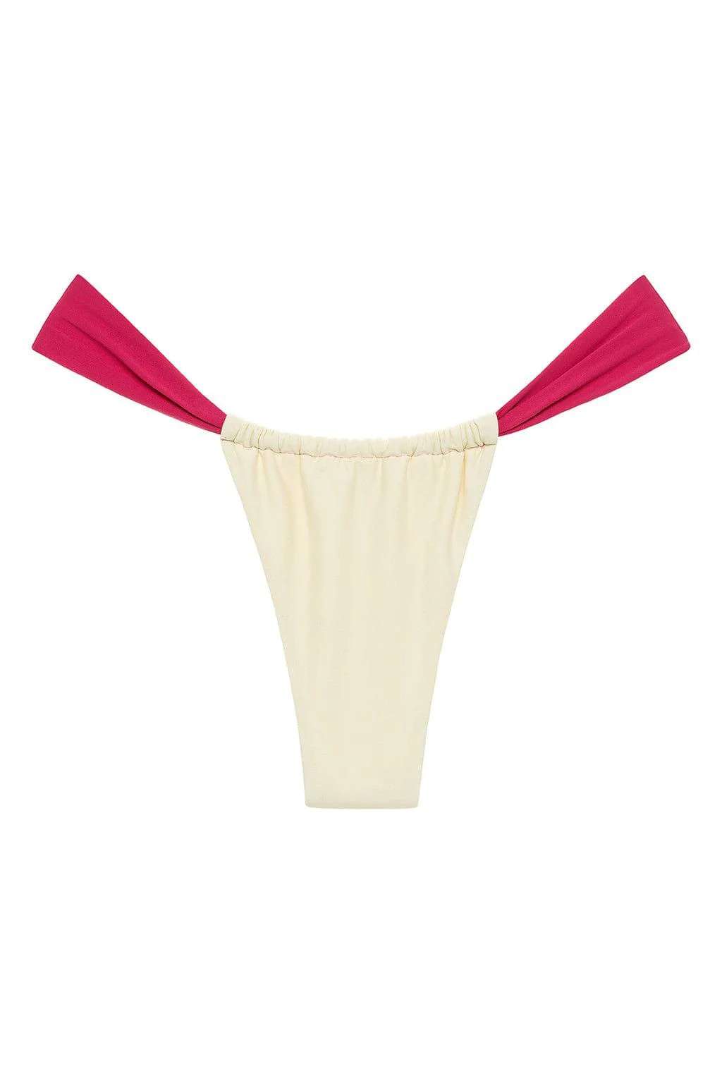 Cream Raspberry Binded Sandra Bikini Bottom | Montce