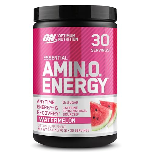 Optimum Nutrition Amino Energy - Pre Workout with Green Tea, BCAA, Amino Acids, Keto Friendly, Gr... | Amazon (US)