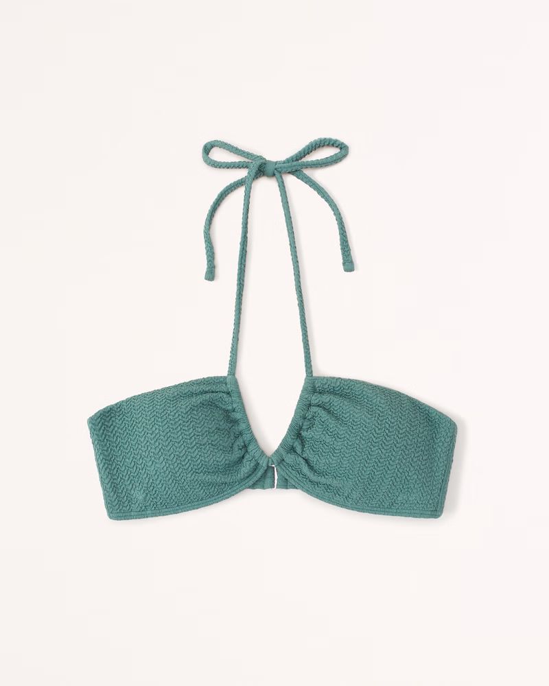 Upside Down Halter Triangle Bikini Top | Abercrombie & Fitch (US)