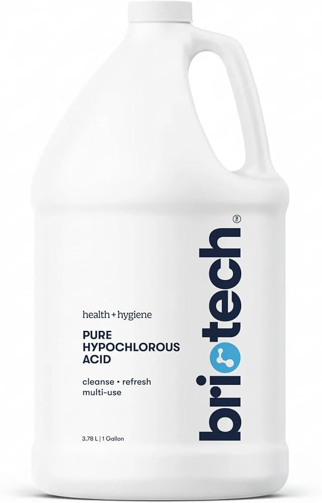 BRIOTECH Pure Hypochlorous Acid Cleanser, Original Premium HOCl Topical Solution, Multi-Purpose C... | Amazon (US)