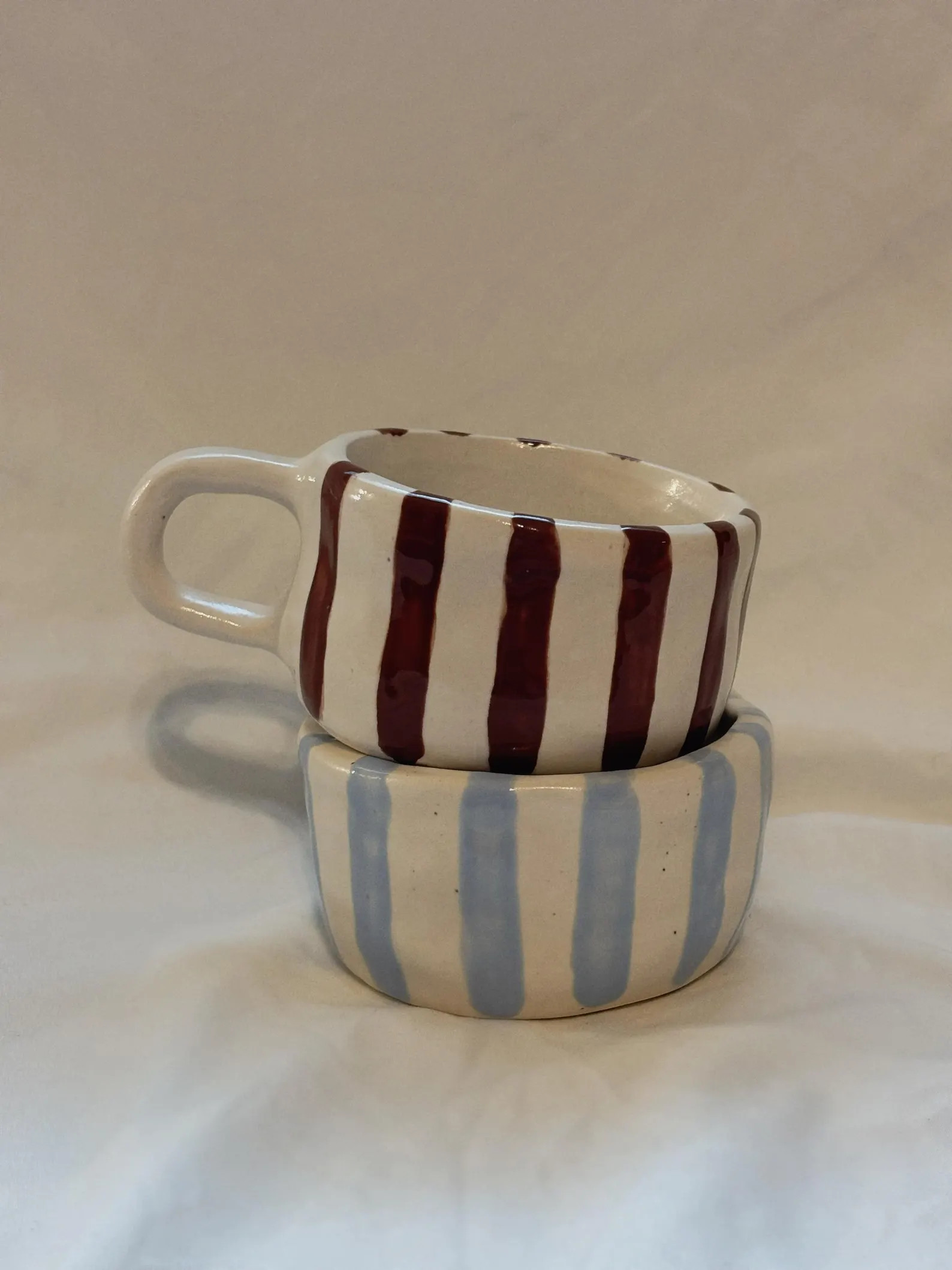 Custom Striped Mug | Aesthetic Pottery, Handmade Pottery, Ceramics, Unique Gifts, Cute Mug, Custo... | Etsy (US)