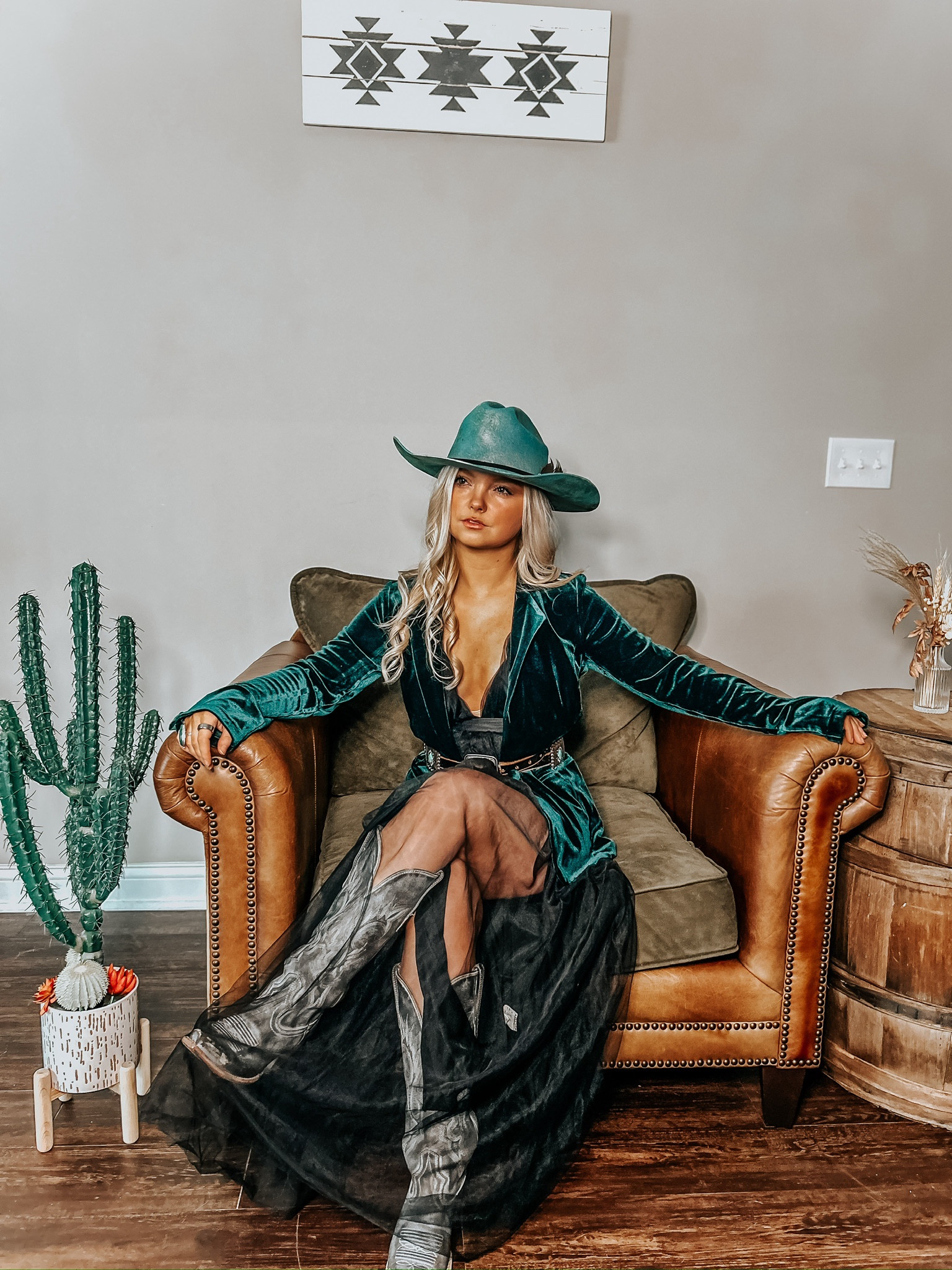 black dress, velvet blazer, western style, party dress, wedding guest dress, dress, concho belt, cowgirl boots, formal dress, cocktail dress, spring dress, maxi dresss

#LTKparties #LTKshoecrush #LTKU