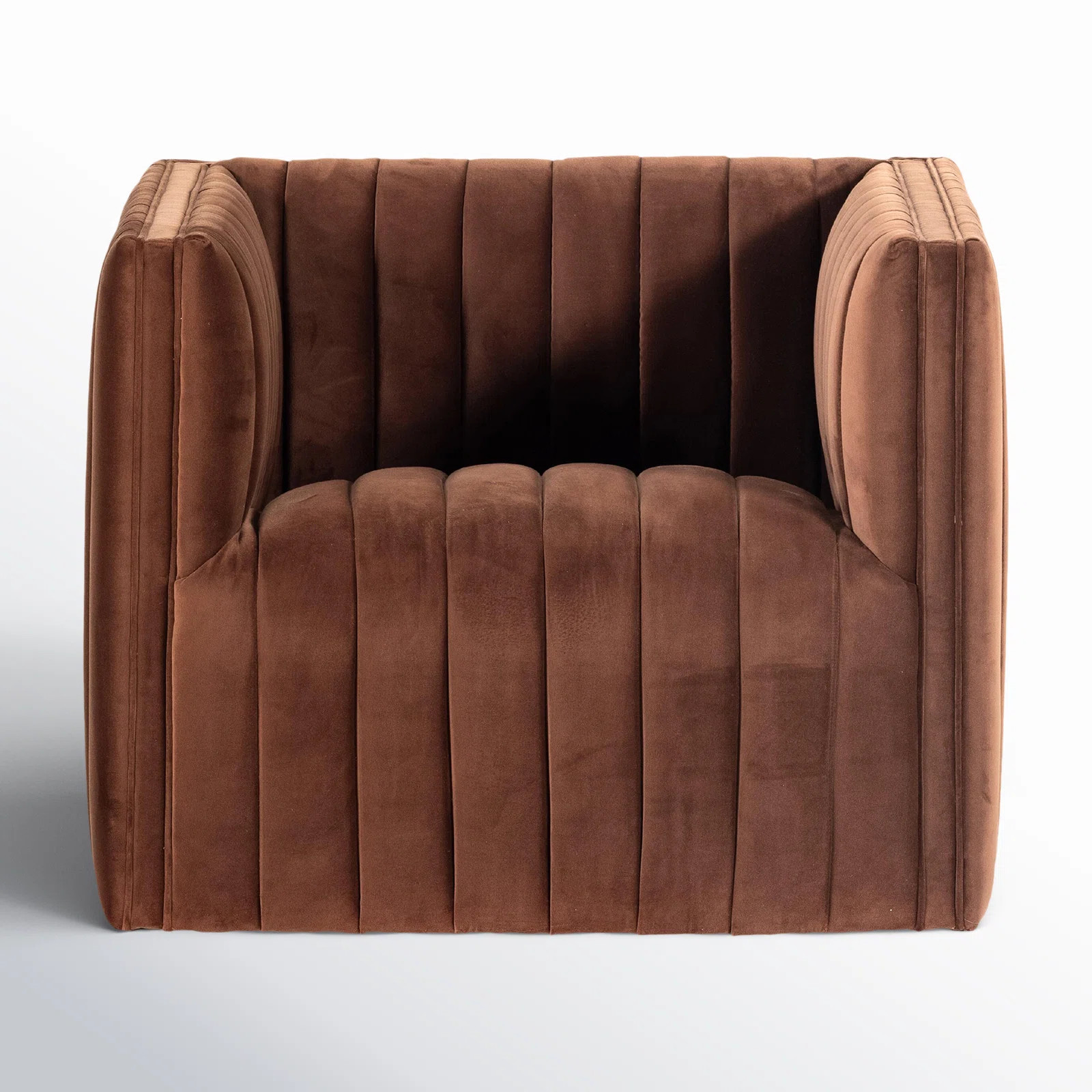 Brandt Upholstered Swivel Armchair | AllModern