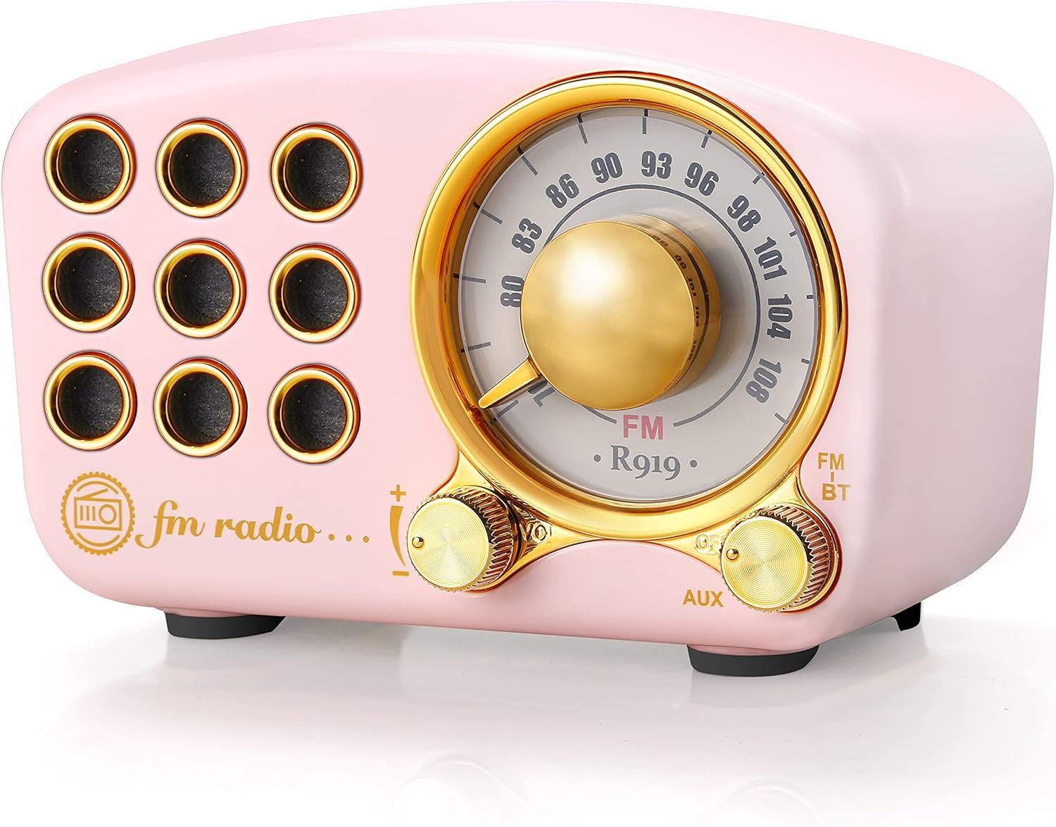 Retro Bluetooth Speaker, Vintage Radio-Greadio FM Radio with Old Fashioned Classic Style, Strong ... | Amazon (US)