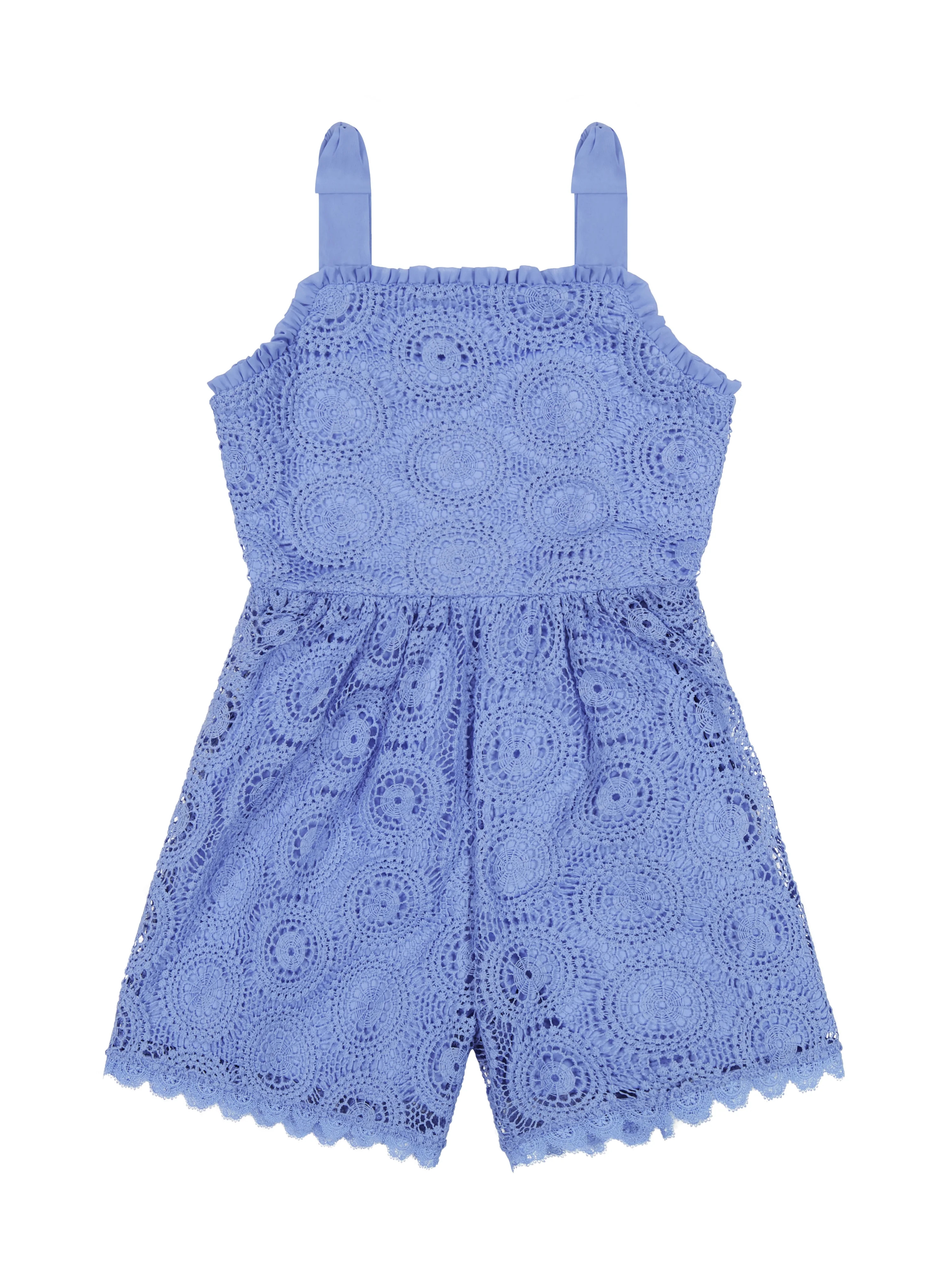 Kensie Girl Lace Tank Romper, Sizes 4-16 | Walmart (US)
