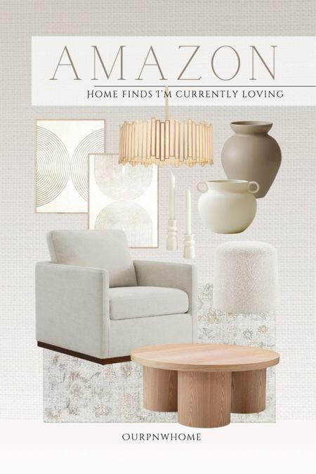Amazon home finds I’m loving!

Geometric wall art, neutral wall art, traditional armchair, accent chair, round coffee table, boucle ottoman, footrest, footstool, white candlesticks, white vase, brown vase, home decor, Amazon furniture, area rug, living room furniture

#LTKSeasonal #LTKHome #LTKStyleTip