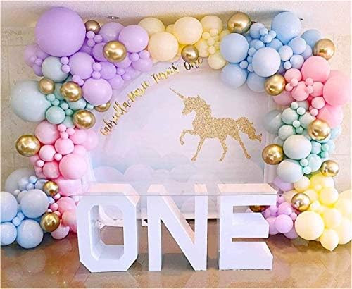 Rainbow Balloon Garland Arch Kit 171PCS Latex Balloon Pastel Balloon Garland Kit Macaron Colors 5... | Amazon (US)