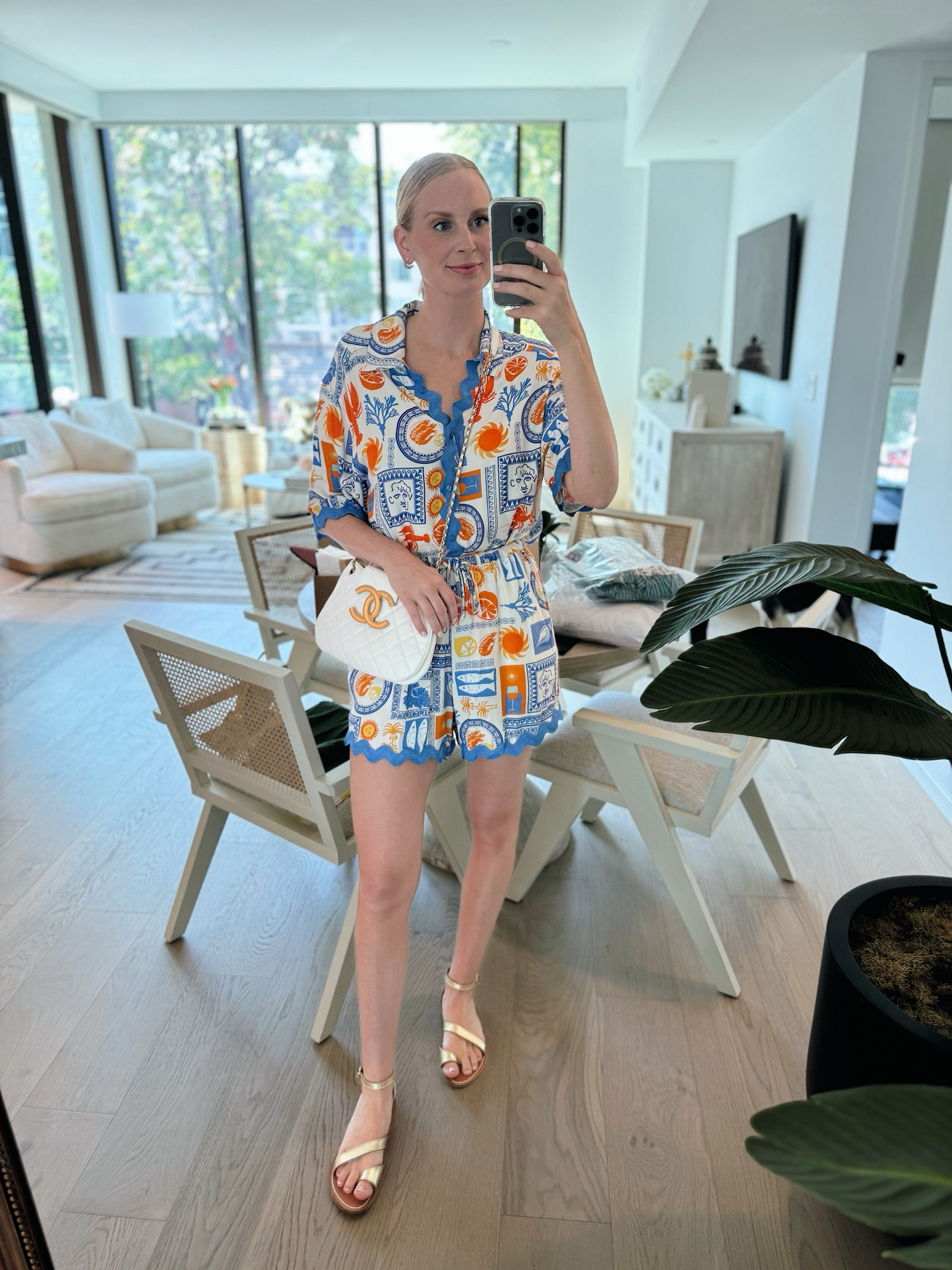 Today’s look! Wearing a small in both the shirt and shorts. 

#LTKShoeCrush #LTKSaleAlert #LTKFindsUnder100