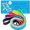 Towel Bands (6-Pack), Beach Pool & Cruise Chairs, Extra Durable, No Snapping, Cruise Ship & Beach... | Amazon (US)