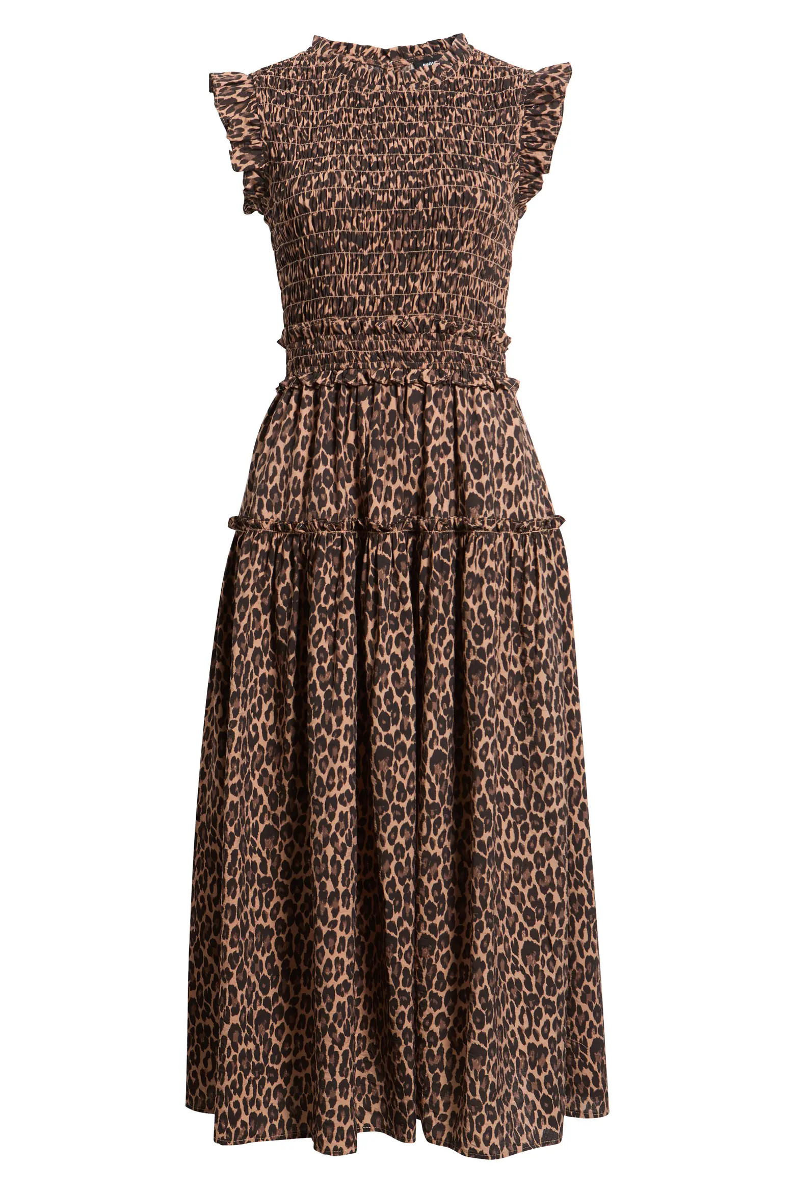 AUGUST SKY Smocked Mid Dress (Women) | Nordstromrack | Nordstrom Rack