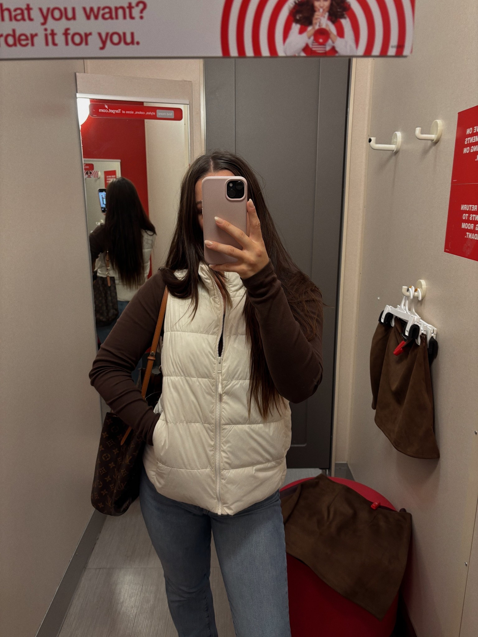 This vest is so easy to grab and layer with all your cute fall fits! I grabbed it in multiple colors but I’m loving the white, it goes with anything🫶🏼 
👀 the skirts hanging up, I grabbed those too - linking my brown top too😘

#targetstyle #target #falloutfit #outfit #fallfinds #fall #vest #sweater #wildfable #gap

#LTKFindsUnder50 #LTKSaleAlert #LTKSeasonal
