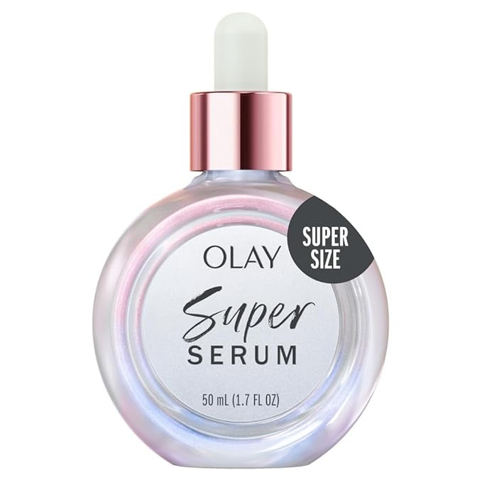 Olay Super Serum 50mL (1.7 oz) with Niacinamide, Vitamin C, Collagen Peptide, AHA, and Vitamin E | Amazon (US)