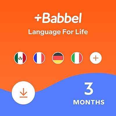 Babbel: Learn a New Language – Choose from 14 Languages including French, Spanish & English - 3... | Amazon (US)