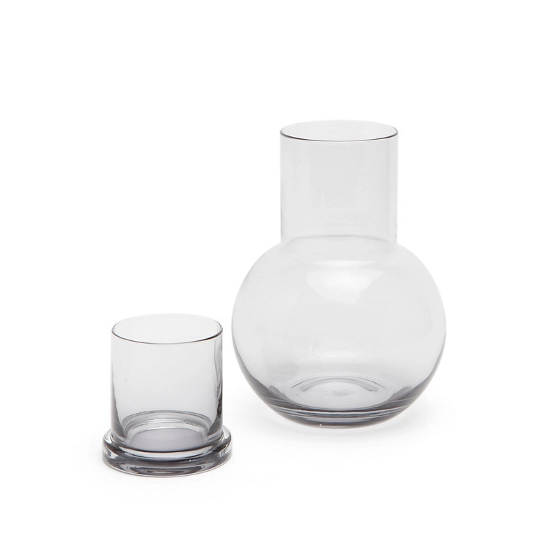 Light Gray Lausanne Carafe | Annie Selke