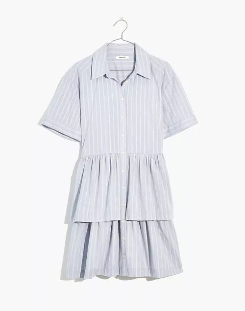 Tiered Resort Shirtdress in Stripe | Madewell