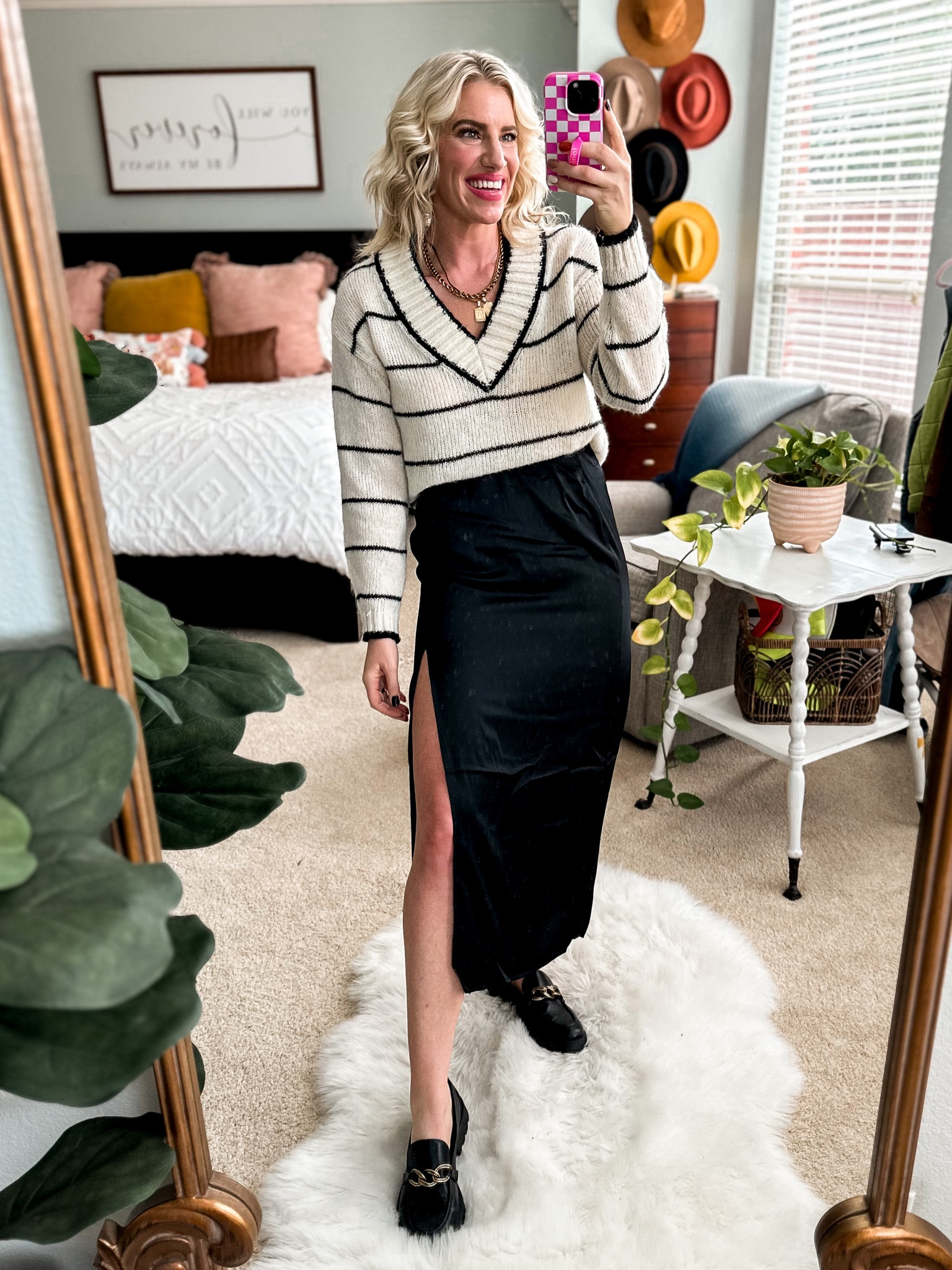 Target clothing 20% off
Sweater fits tts and wearing small
Skirt fits tts and wearing small 

#LTKstyletip #LTKfindsunder50 #LTKsalealert