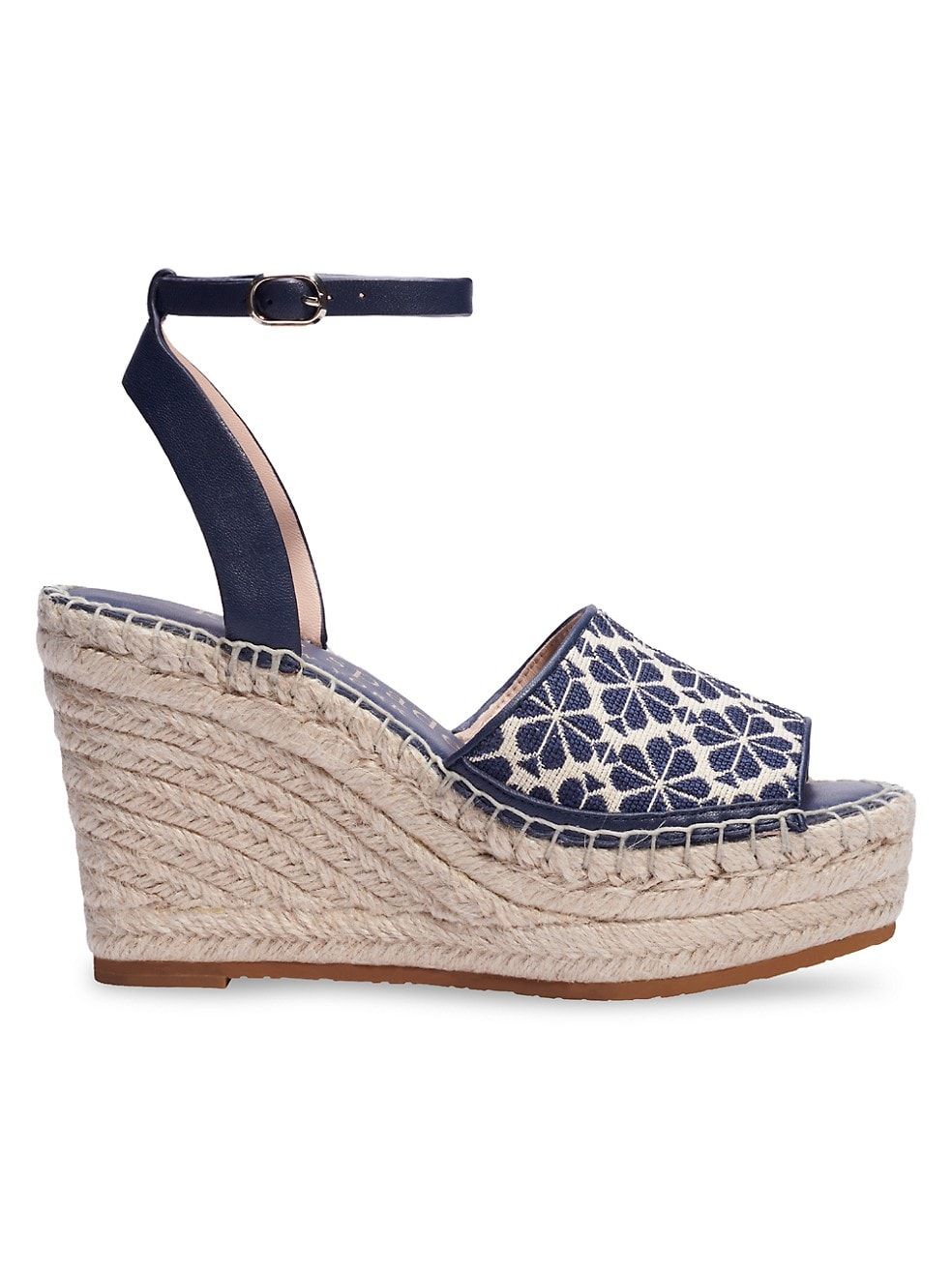 kate spade new york Fab Jacquard Spade Flower Wedge Espadrille Sandals | Saks Fifth Avenue