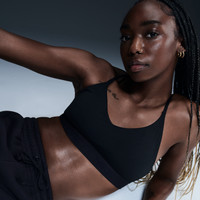 Nike Indy Light-Support Women's Padded Adjustable Sports Bra - Black - Polyester/Elastane | Nike (UK)