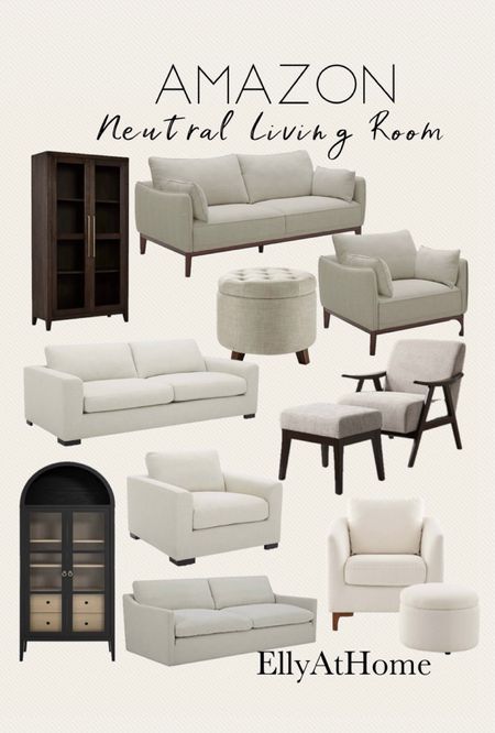 Amazon home neutral living room, living space furniture. Shop neutral sofas, accent chairs, cabinets, sectional, ottomans, chair and ottoman sets. Family room, living room spring refresh. Free delivery, some selections on sale. 

#LTKsalealert #LTKhome