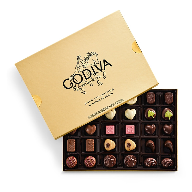 Godiva Chocolatier Assorted Chocolate Gold Gift Box, 30 Piece | Bloomingdale's (US)
