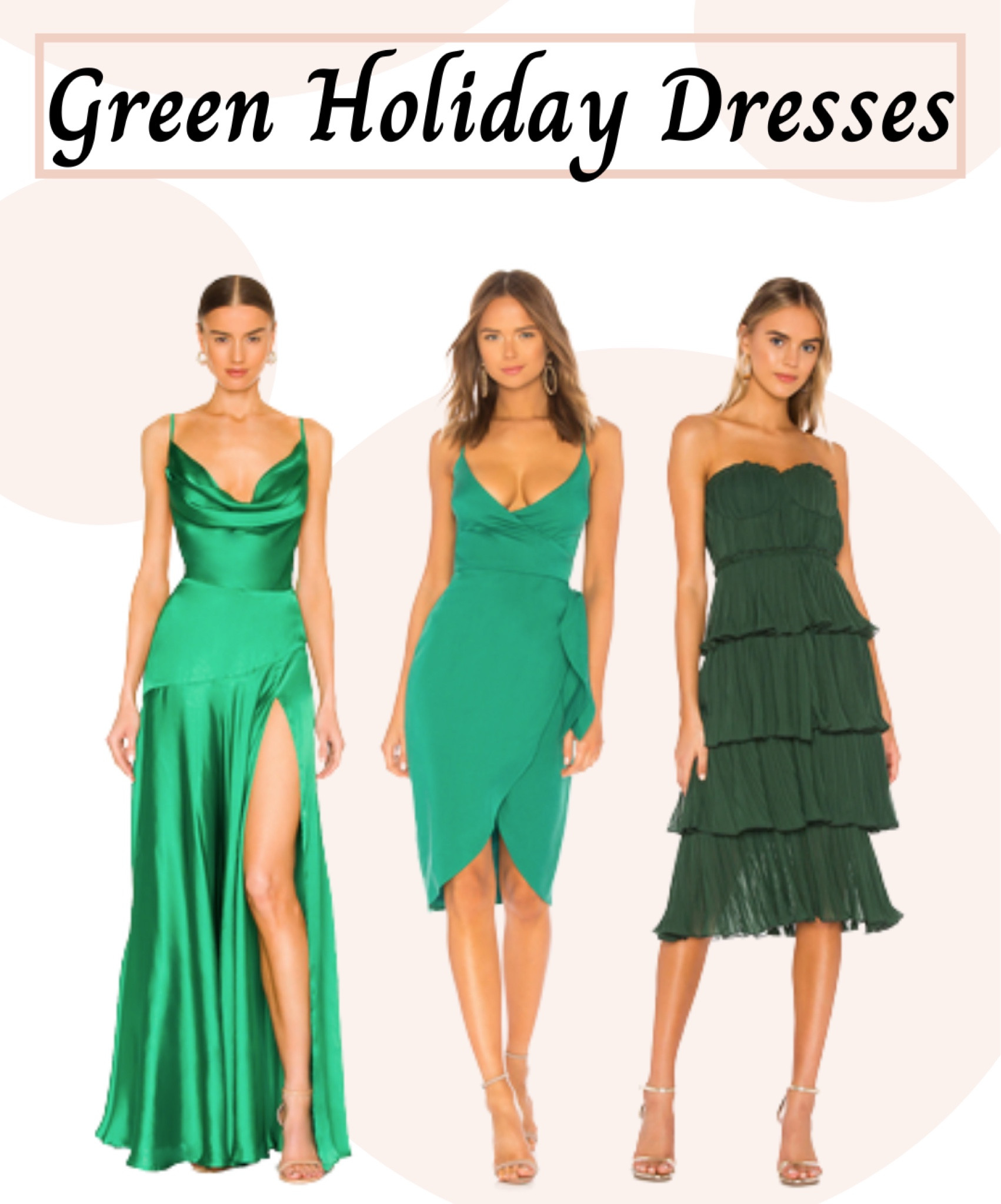 slim fit dress slacks Green Sequin Dress: Women's Christmas Outfits
